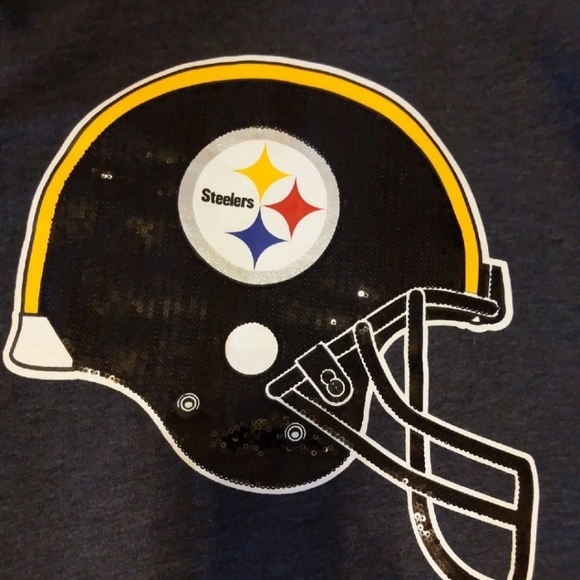 VS BLING FUR LINED STEELERS ZIP UP RARE - Picture 2 of 3